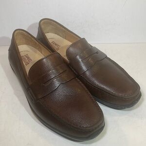 Samuel Hubbard Men’s 11 Wide Brown Leather Slip On “Free Spirit” Shoes